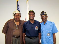 Veterans Jesse White and Fellow Veterans - 
Image By Curtis Kojo Morrow